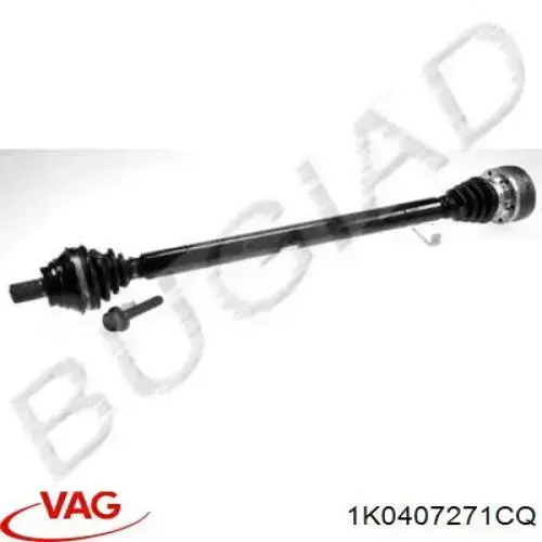 Привід передній лівий VAG 1K0407271CQ ціна, від 78.82 USD