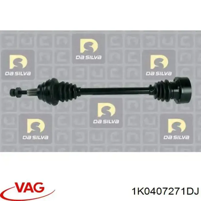 Привід передній лівий VAG 1K0407271DJ ціна, від 63.31 USD