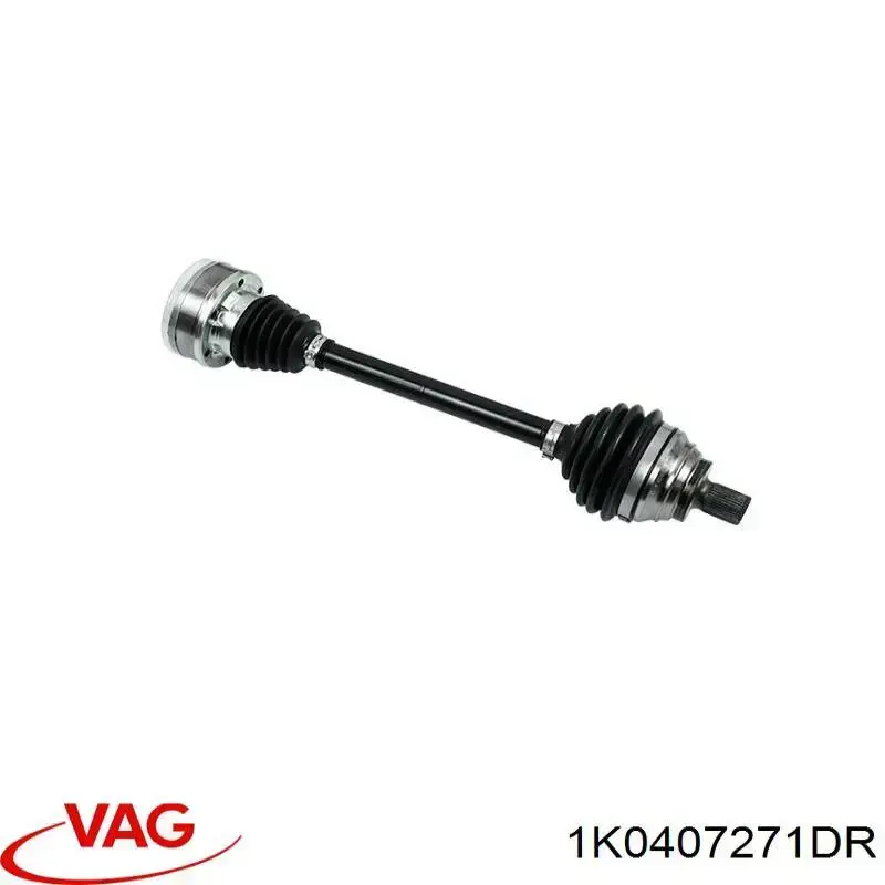 Привід передній лівий VAG 1K0407271DR ціна, від 83.59 USD