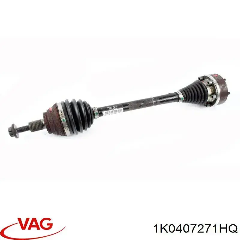 Привід передній лівий VAG 1K0407271HQ ціна, від 63.33 USD
