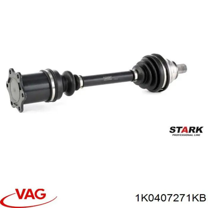 Купити 1K0407271KB VAG Ліва піввісь