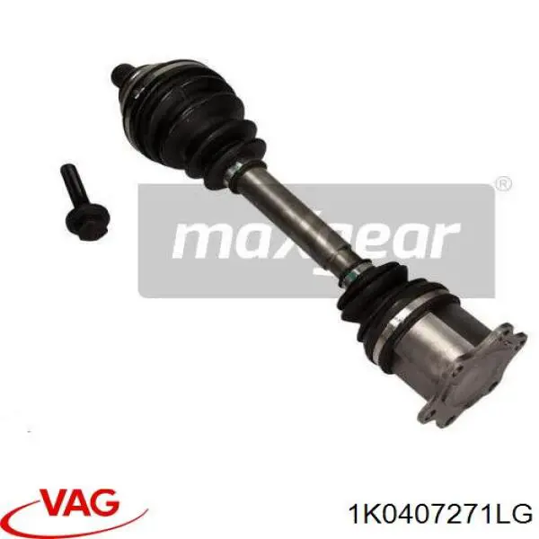 Привід передній лівий VAG 1K0407271LG ціна, від 98.13 USD