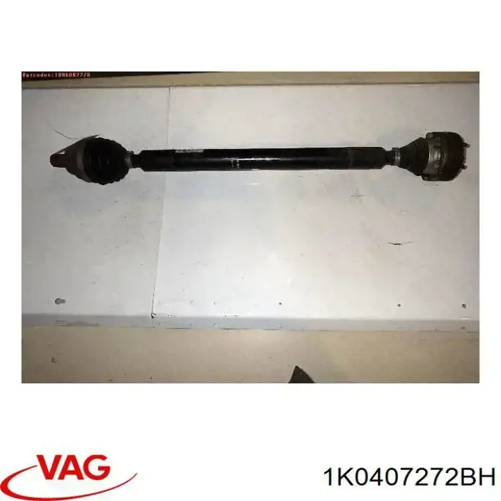 1K0407272BH VAG Привід передній правий