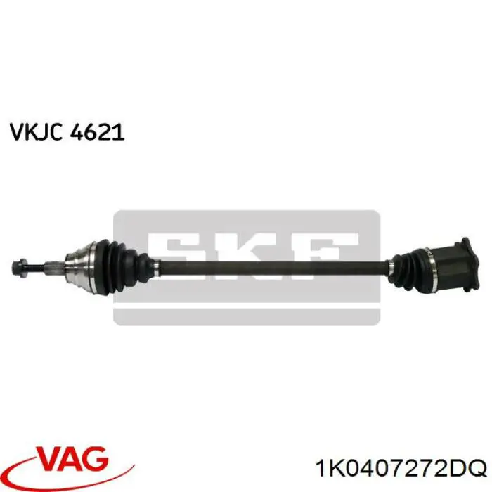 1K0407272DQ VAG Привід передній правий