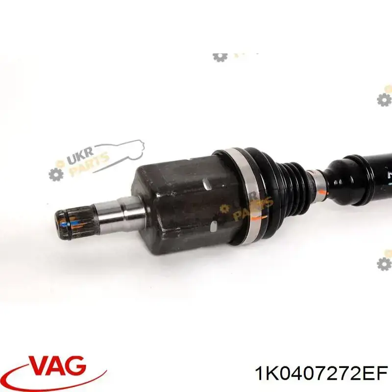Піввісь передня, права VAG 1K0407272EF ціна, від 130.16 USD