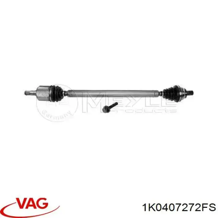 Купити 1K0407272FS VAG Піввісь права