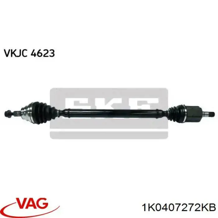Купити 5K0407272F VAG Піввісь права