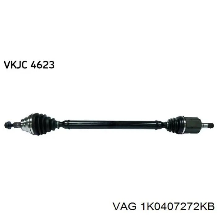 Купити 1K0407272KB VAG Піввісь права