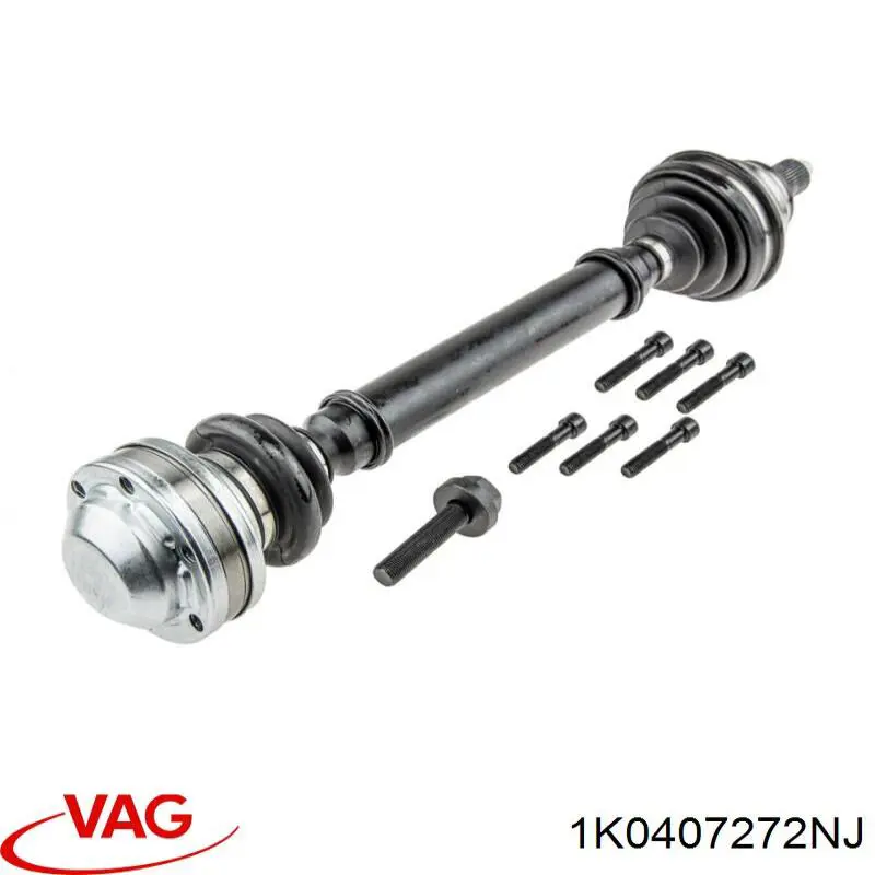Піввісь передня, права VAG 1K0407272NJ ціна, від 38.79 USD
