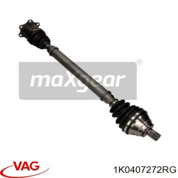 Піввісь передня, права VAG 1K0407272RG ціна, від 68.85 USD