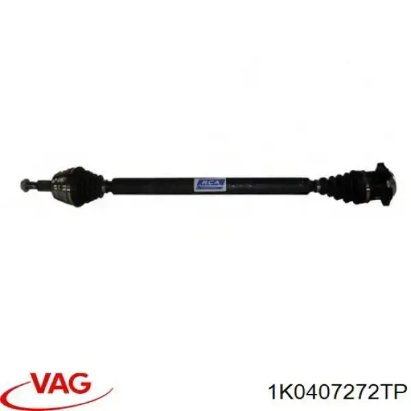 Піввісь передня, права VAG 1K0407272TP ціна, від 44.34 USD