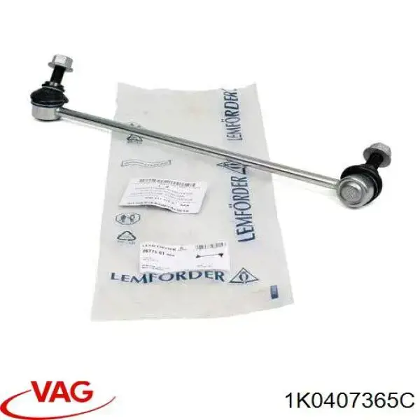 1K0407365C VAG Кульова опора, нижня, ліва