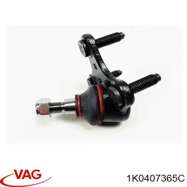 Кульова опора, нижня, ліва VAG 1K0407365C ціна, від 12.58 USD