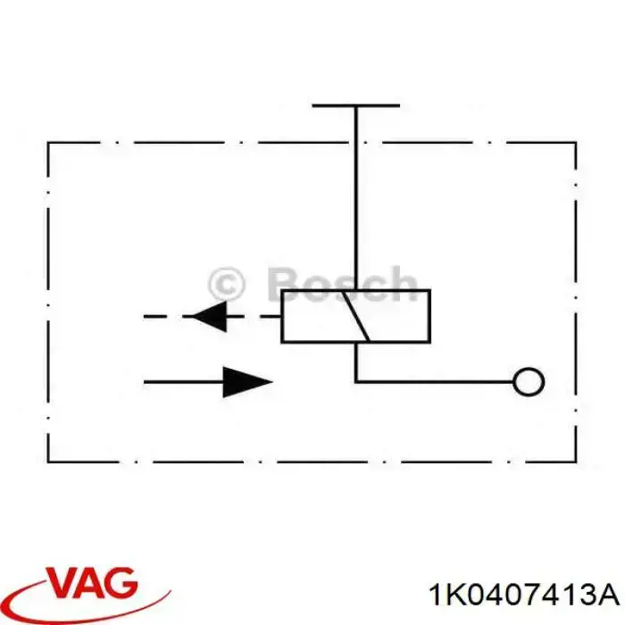  VAG 1K0407413A ціна, від 8.85 USD