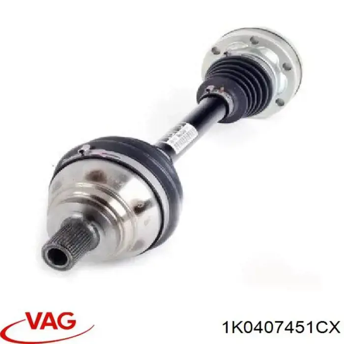 Купити 1K0407451CX VAG Ліва піввісь