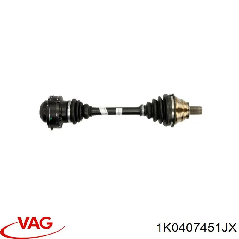 Привід передній лівий VAG 1K0407451JX ціна, від 65.36 USD