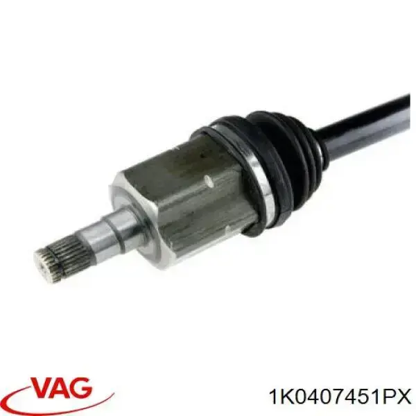 Купити 1K0407451PX VAG Ліва піввісь