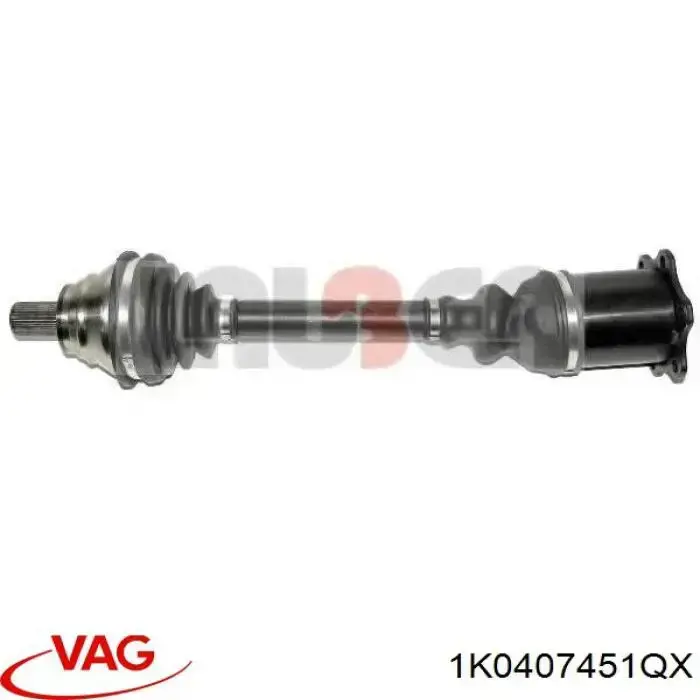 Ліва піввісь 1K0407451QX VAG
