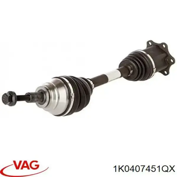 Піввісь передня ліва VAG 1K0407451QX