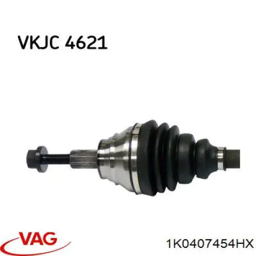 Купити 1K0407454HX VAG Піввісь права