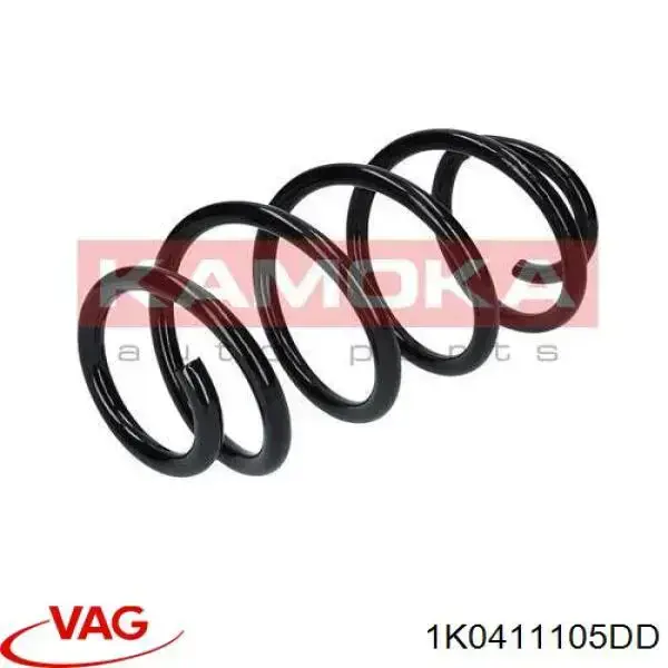 Пружина передня VAG 1K0411105DD ціна, від 36.20 USD