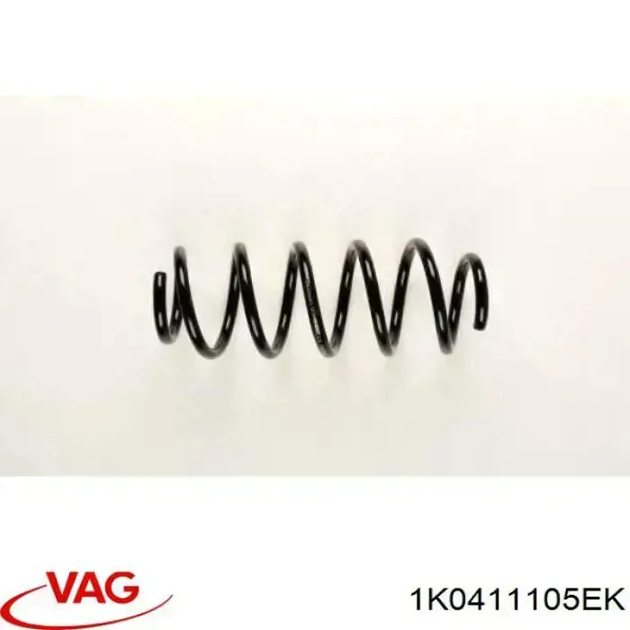 Пружина передня VAG 1K0411105EK ціна, від 25.33 USD