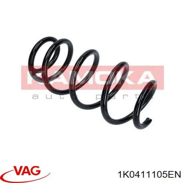 Пружина передня 1K0411105EN VAG