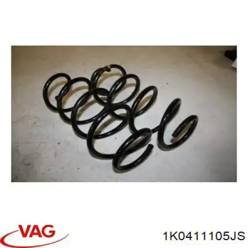 1K0411105JS VAG Пружина амортизатора передняя