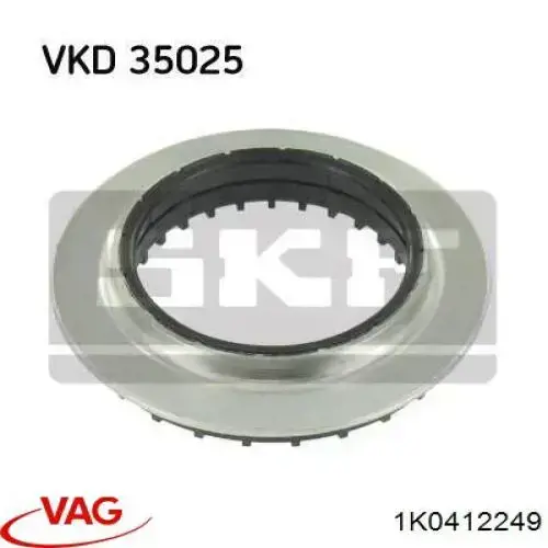Купити 1K0412249 VAG Підшипник опорний амортизатора, переднього