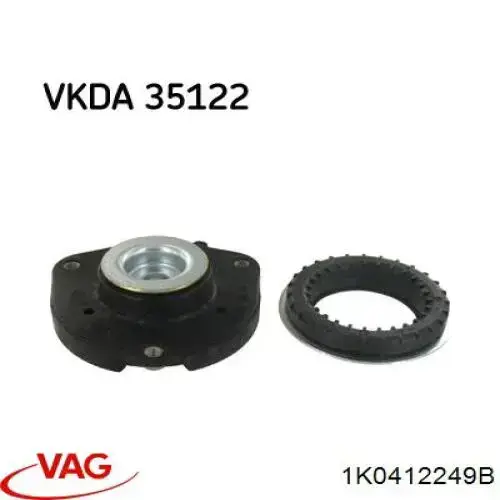 Підшипник опорний амортизатора, переднього VAG 1K0412249B ціна, від 9.22 USD