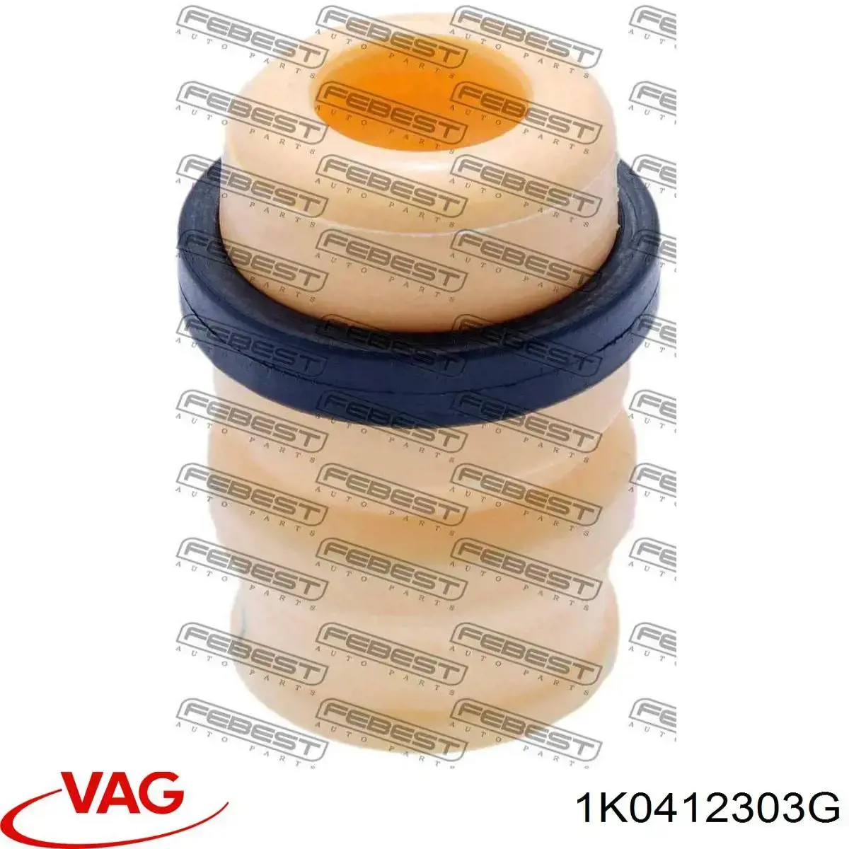 Буфер-відбійник амортизатора переднього 1K0412303G VAG