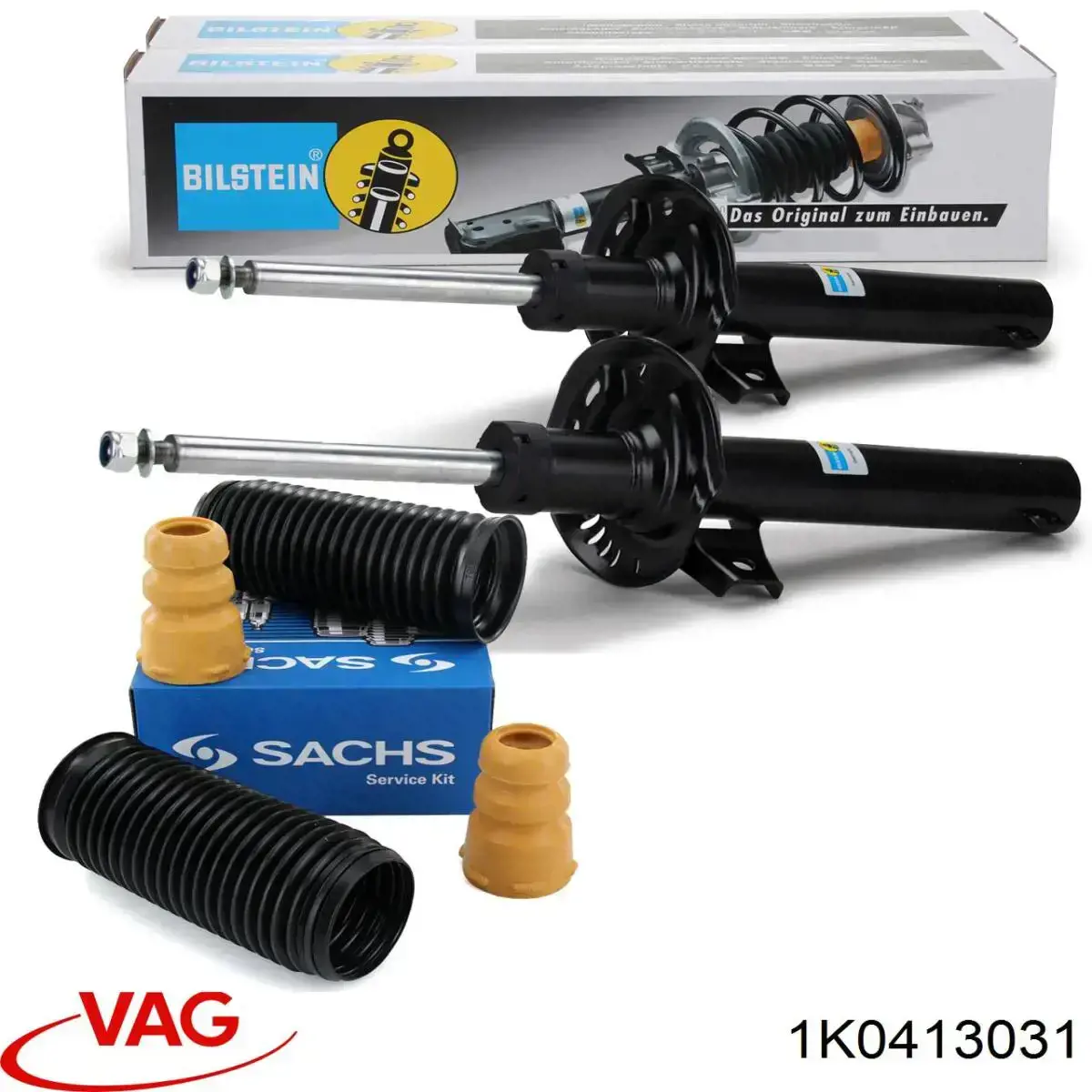Стойка амортизатора передняя VAG 1K0413031 ціна, від 18.98 USD