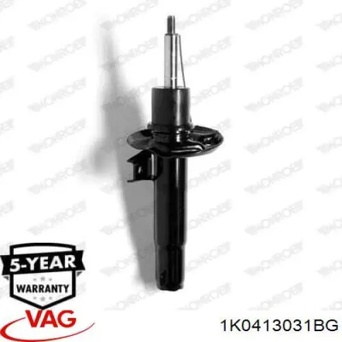 Стойка амортизатора передняя VAG 1K0413031BG ціна, від 38.11 USD