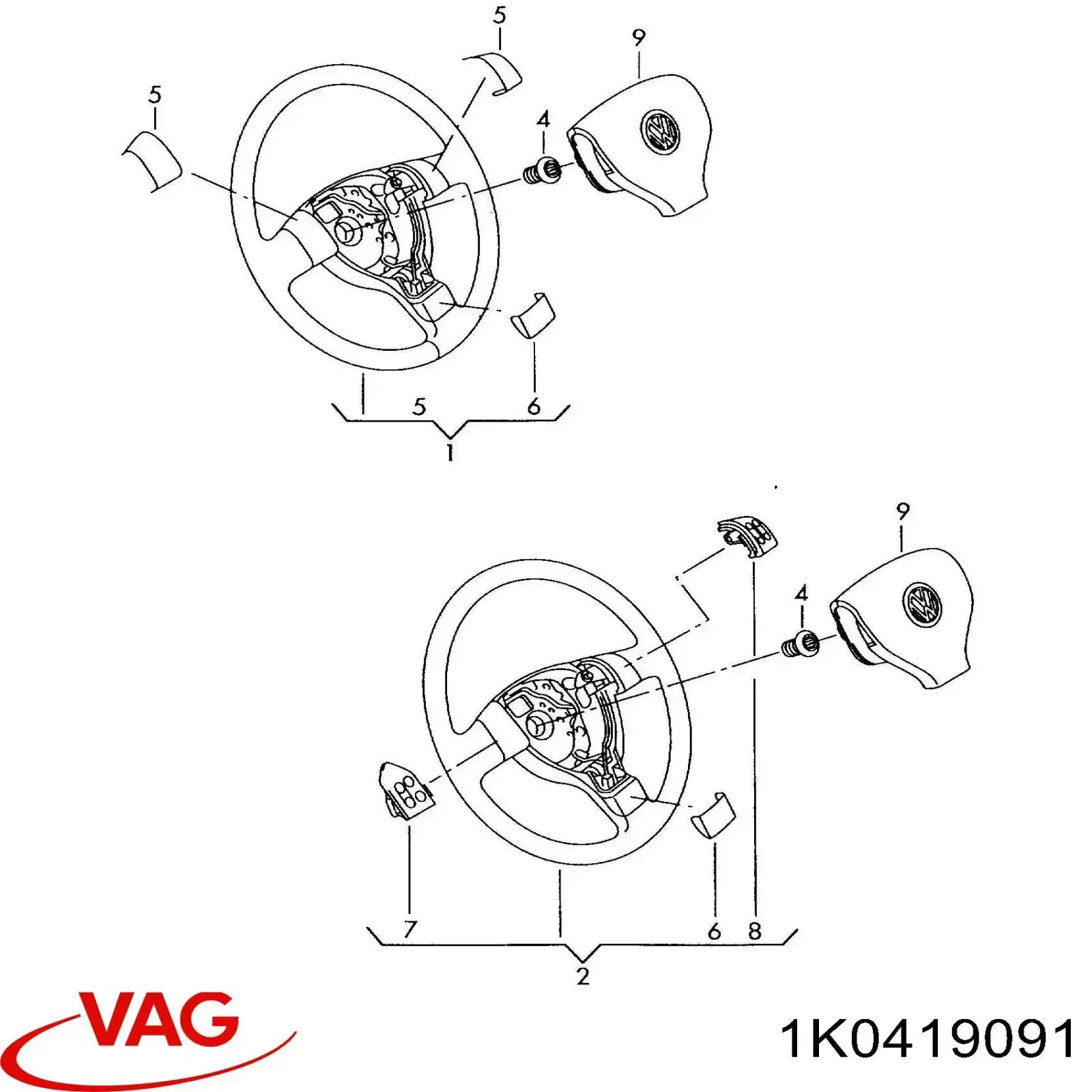  1K0419091 VAG