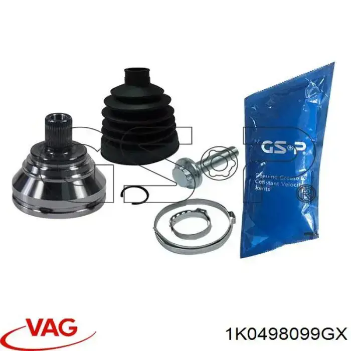 Граната колісна VAG 1K0498099GX ціна, від 30.94 USD