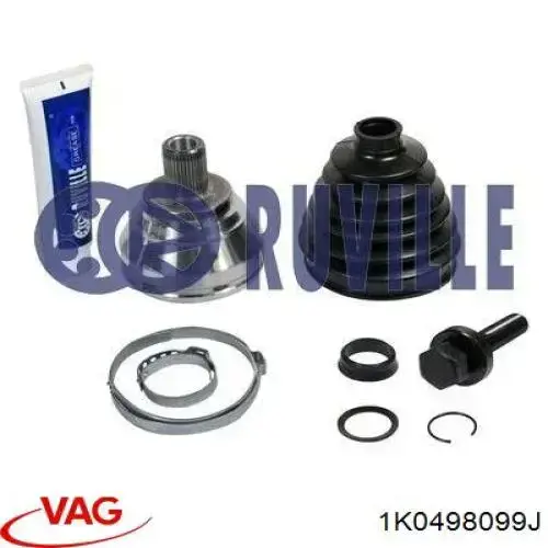  ШРУС зовнішній передній Volkswagen Golf 5