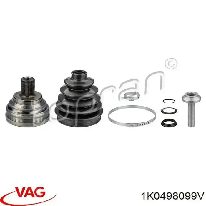 Купити 1K0498099V VAG Шарнір приводу зовнішній