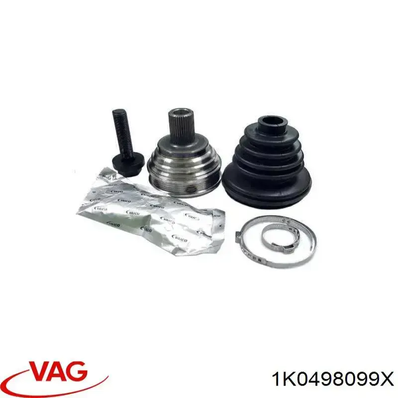 Купити 1K0498099X VAG Шарнір приводу зовнішній