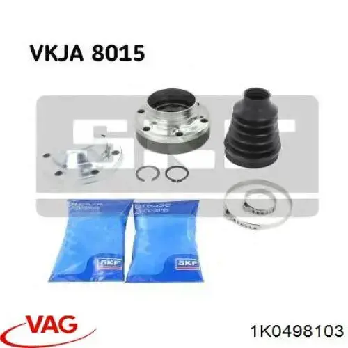 1K0498103 VAG Шарнір кутових швидкостей передній лівий