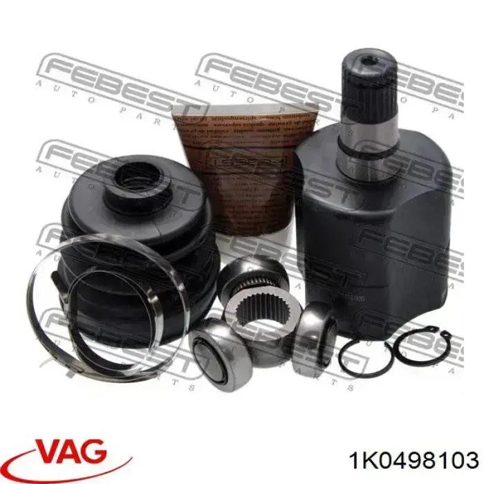 ШРКШ внутрішній, передній, лівий VAG 1K0498103 ціна, від 29.35 USD