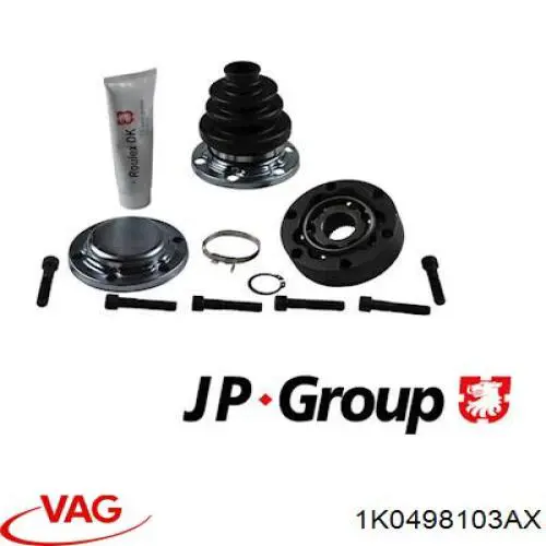 Купити 1K0498103AX VAG Граната внутрішня ліва