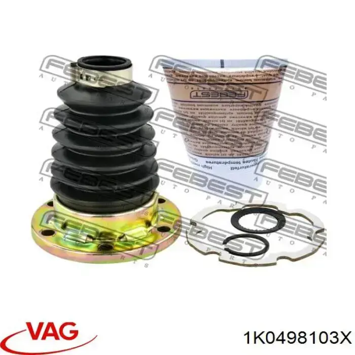 1K0498103X VAG Шарнір кутових швидкостей передній лівий