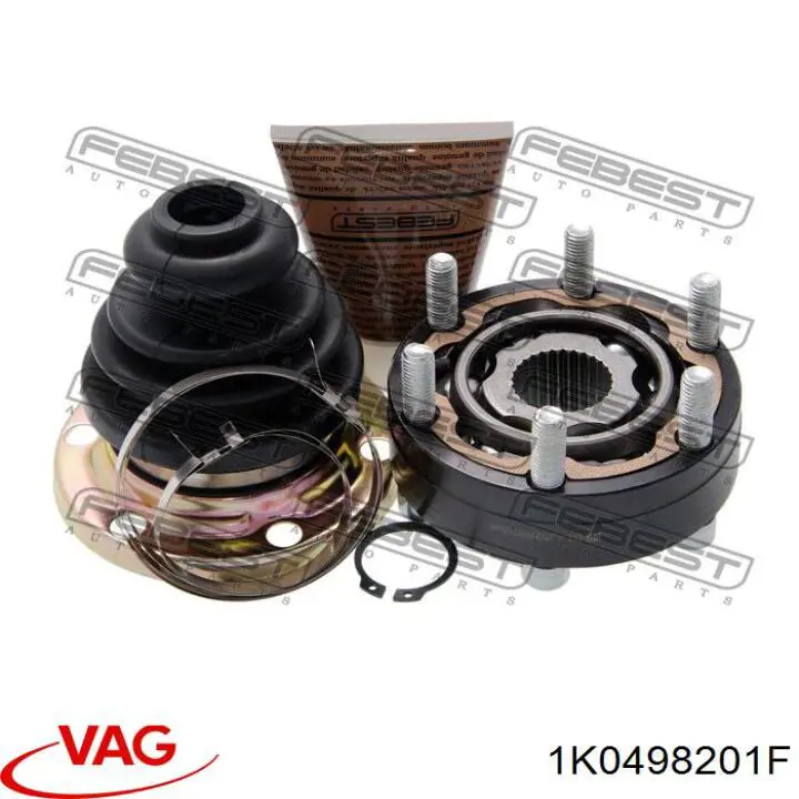 1K0498201F VAG Пильник гранати внутрішній, лівий