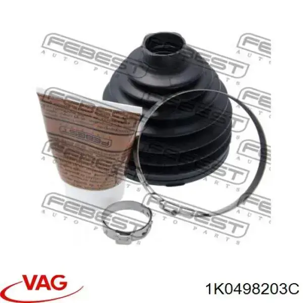 Купити 1K0498203C VAG Пильник шарніра приводу