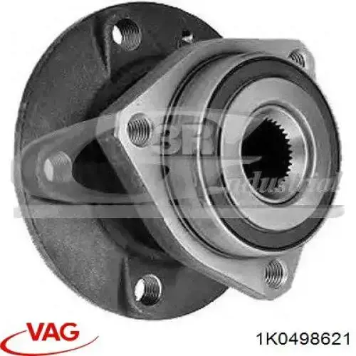 Передня маточина 1K0498621 VAG