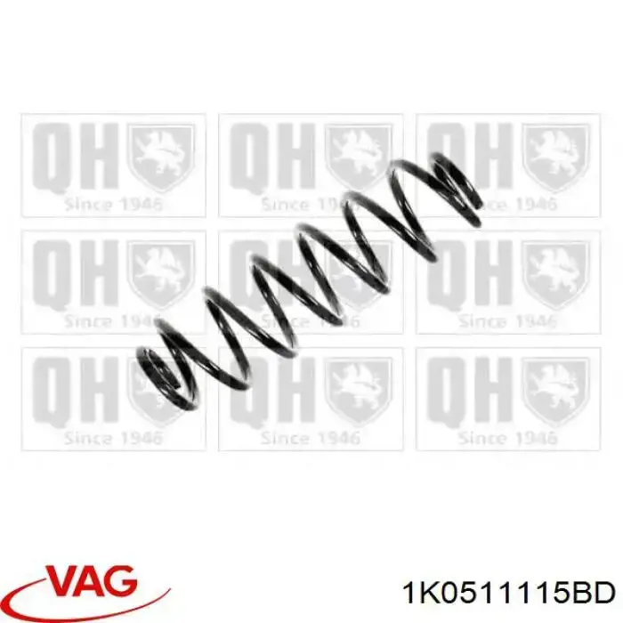 Пружина задня VAG 1K0511115BD ціна, від 15.09 USD
