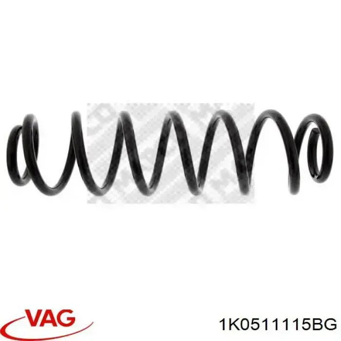 Пружина задня VAG 1K0511115BG ціна, від 15.16 USD