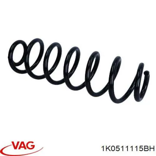 Пружина задня VAG 1K0511115BH ціна, від 31.60 USD