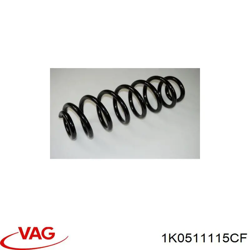 Пружина задня VAG 1K0511115CF ціна, від 40.87 USD
