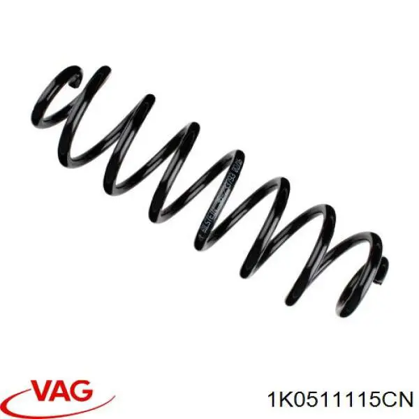 Пружина задня VAG 1K0511115CN ціна, від 25.33 USD